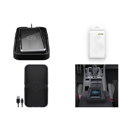Goobay Wireless Car Charger 15W - Fast & Convenient Charging Pad for Your Vehicle (SKU: 4040849604713)